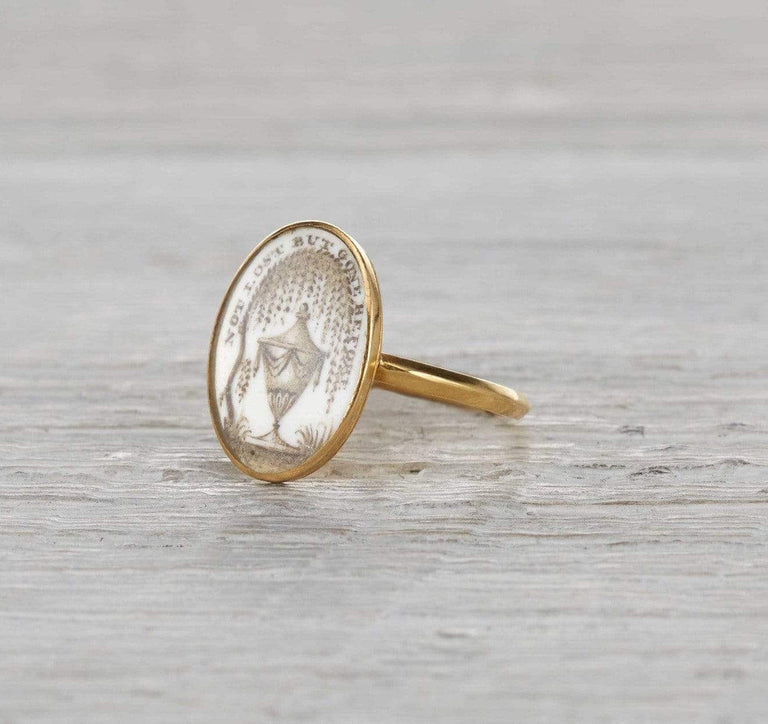 Georgian Urn Motif Mourning Ring