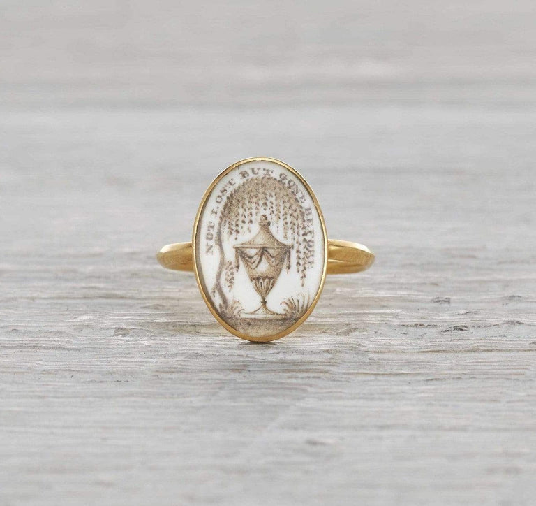 Georgian Urn Motif Mourning Ring