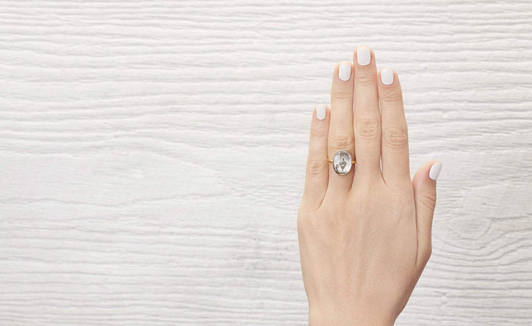 Georgian Urn Motif Mourning Ring