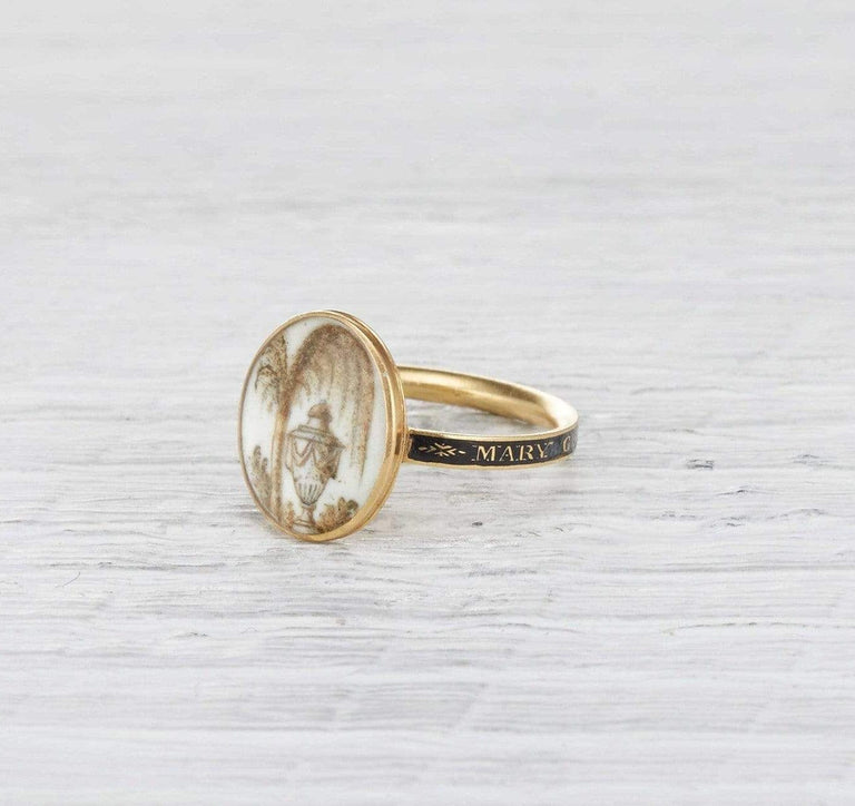 Georgian Urn Motif Mourning Ring