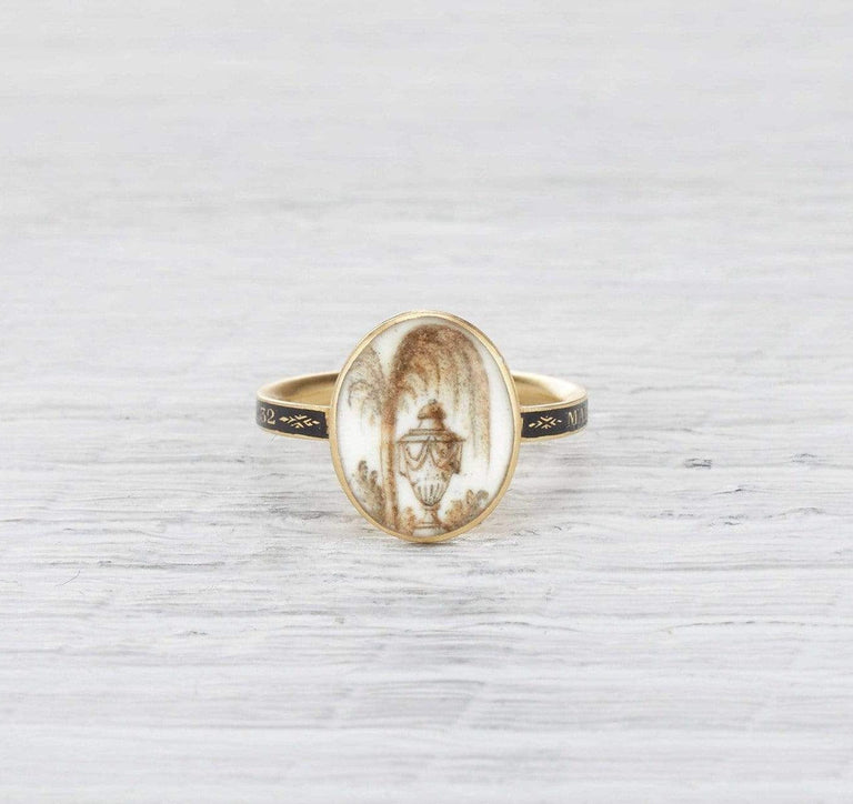 Georgian Urn Motif Mourning Ring