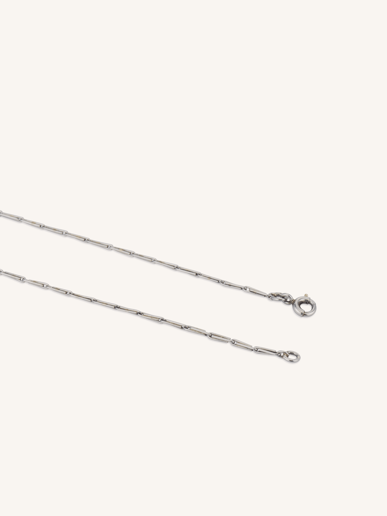 Italian 14K Gold Paperclip Chain Necklace