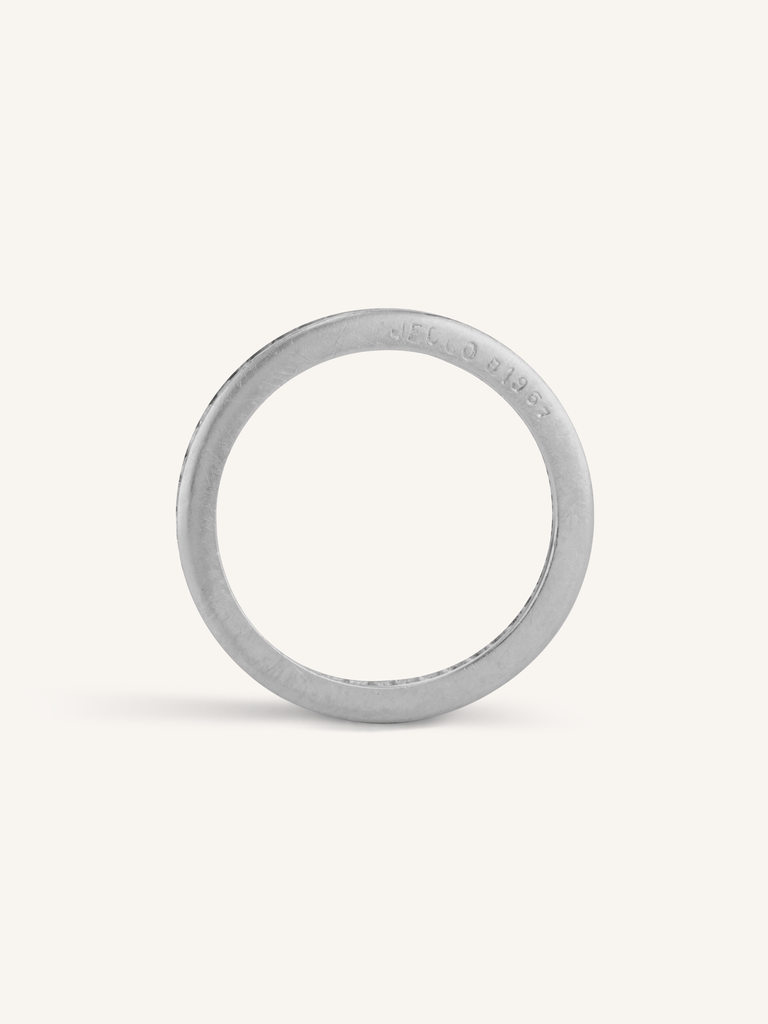 J.E. Caldwell Art Deco Diamond Eternity Wedding Antique Band Size 5