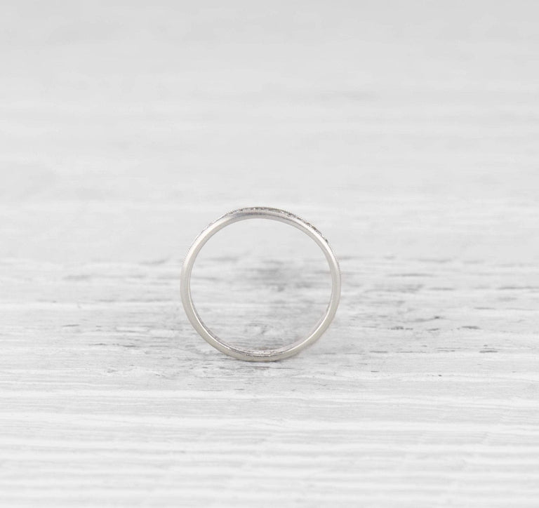 LATE ART DECO TIFFANY & CO DIAMOND ETERNITY BAND