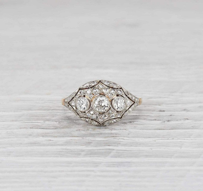 Late Edwardian Three Stone Ring