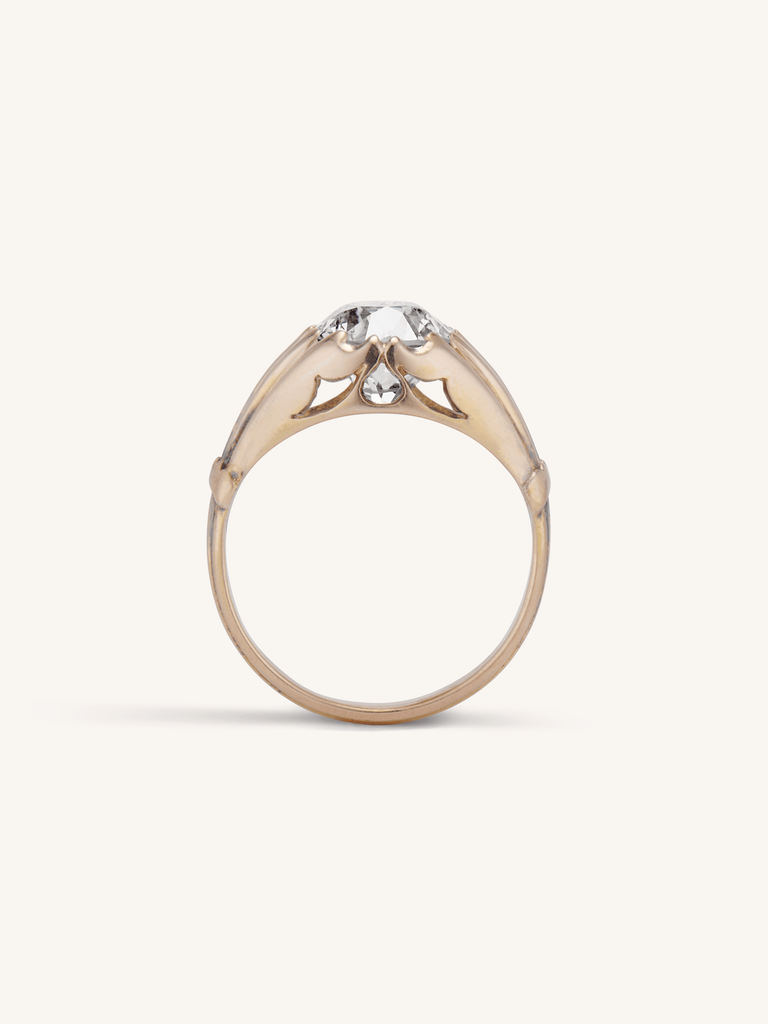 Vintage 2.37 Old Mine Diamond Ring