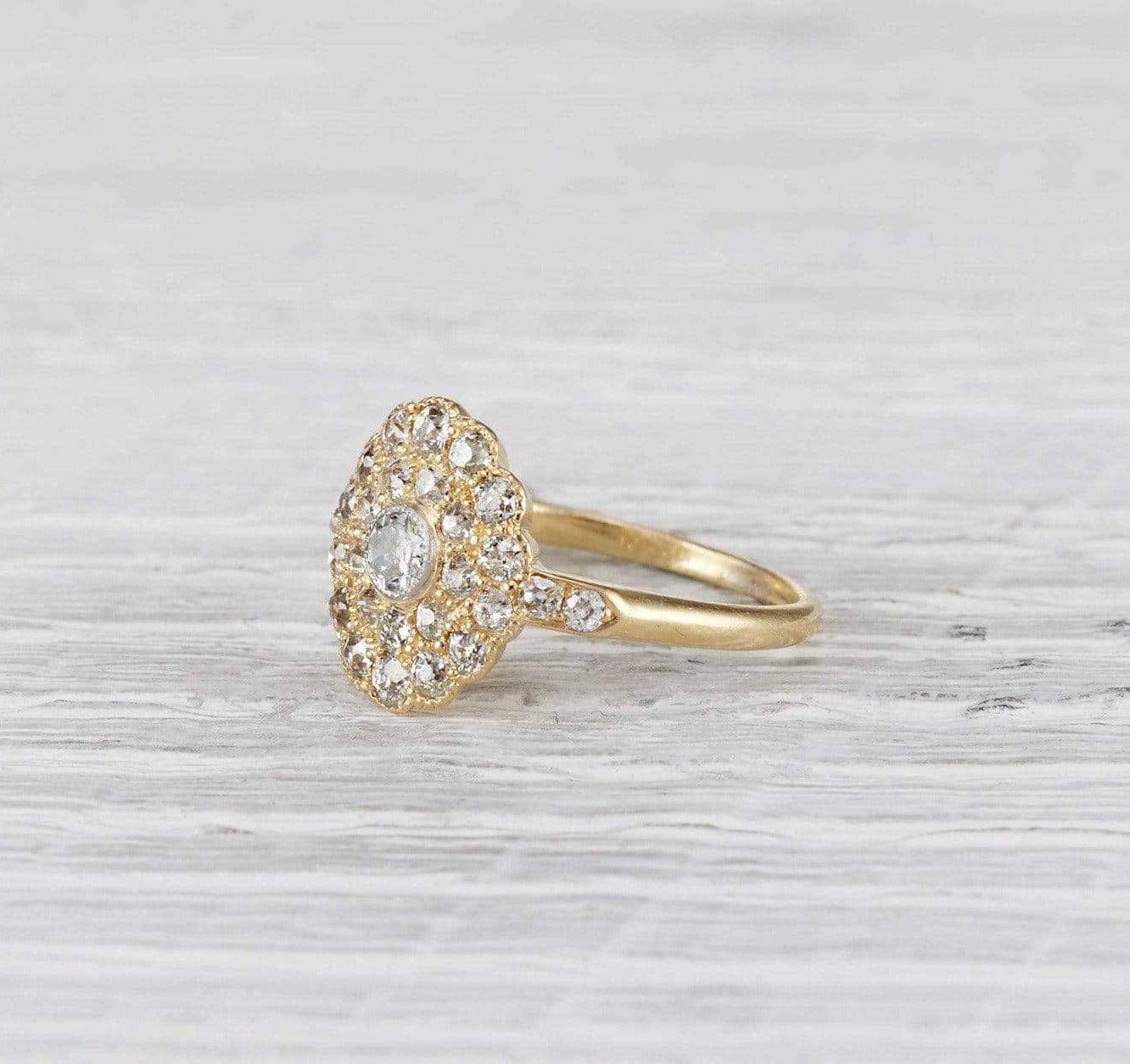 Late Victorian Diamond Cluster Ring – Erstwhile