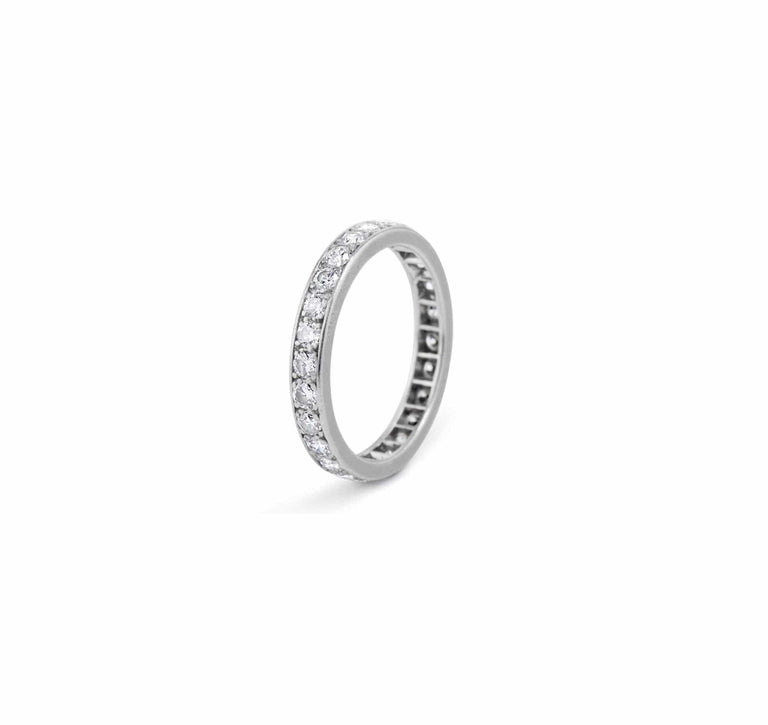 Mid-Century 1.00 Carat Brilliant Cut Diamond Eternity Band