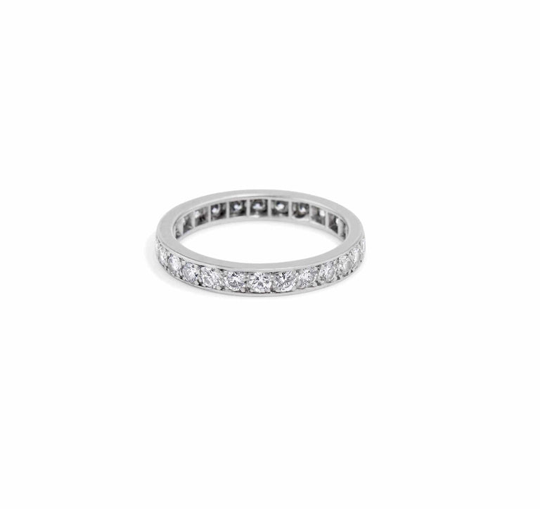 Mid-Century 1.00 Carat Brilliant Cut Diamond Eternity Band
