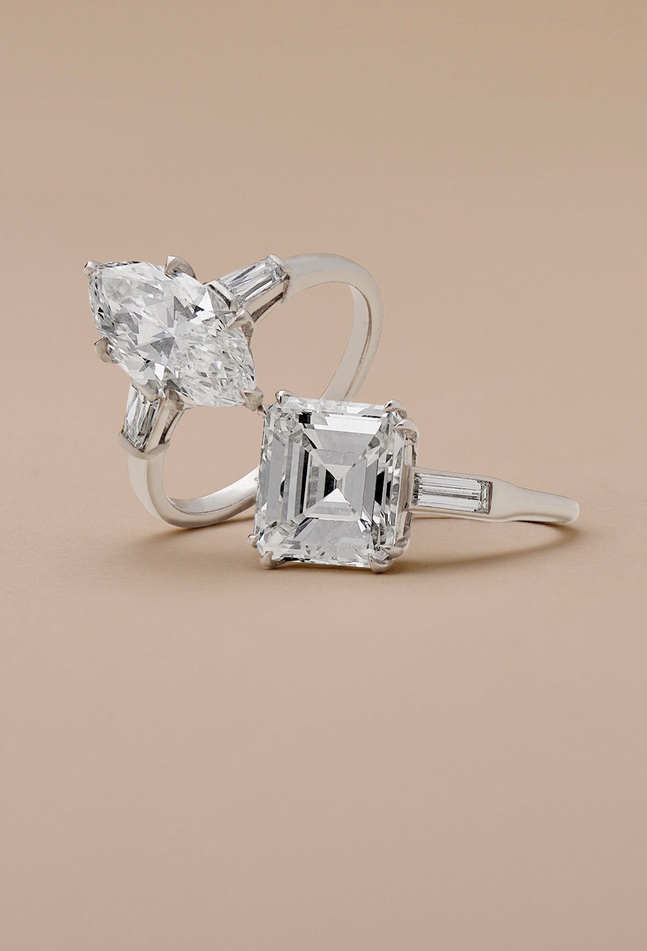 Midcentric Rings Mid Century Modern Engagement Rings