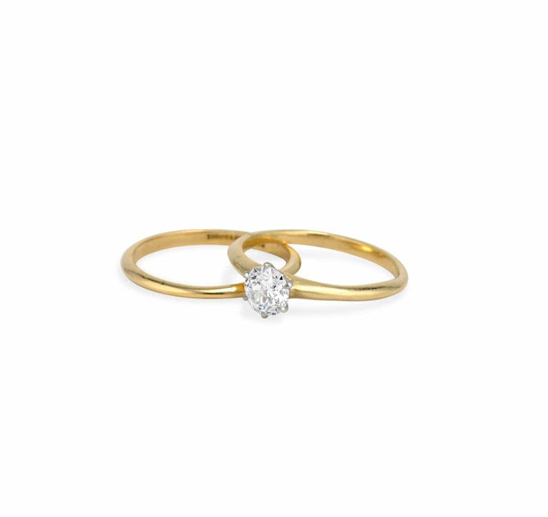 Mid Century Tiffany & Co Wedding Ring Set