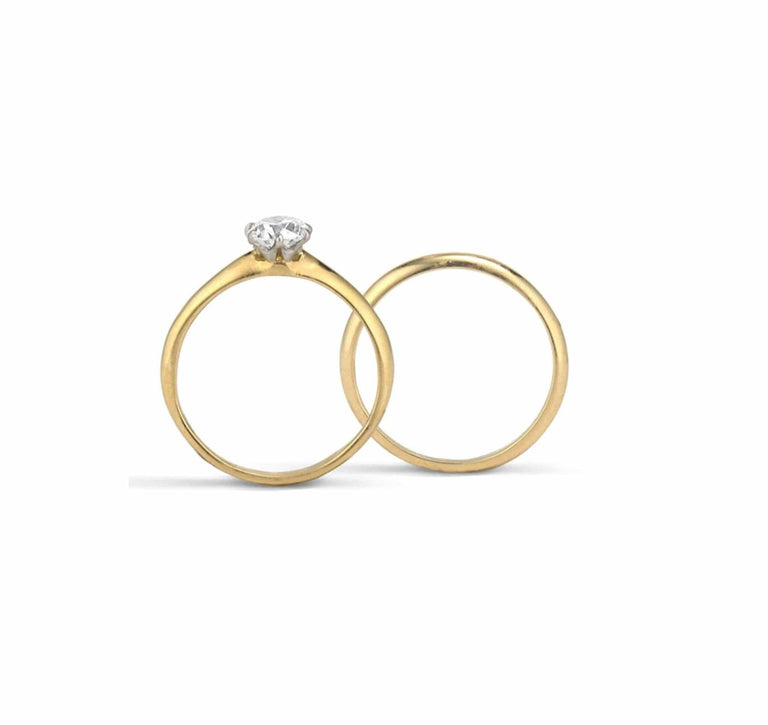 Mid Century Tiffany & Co Wedding Ring Set