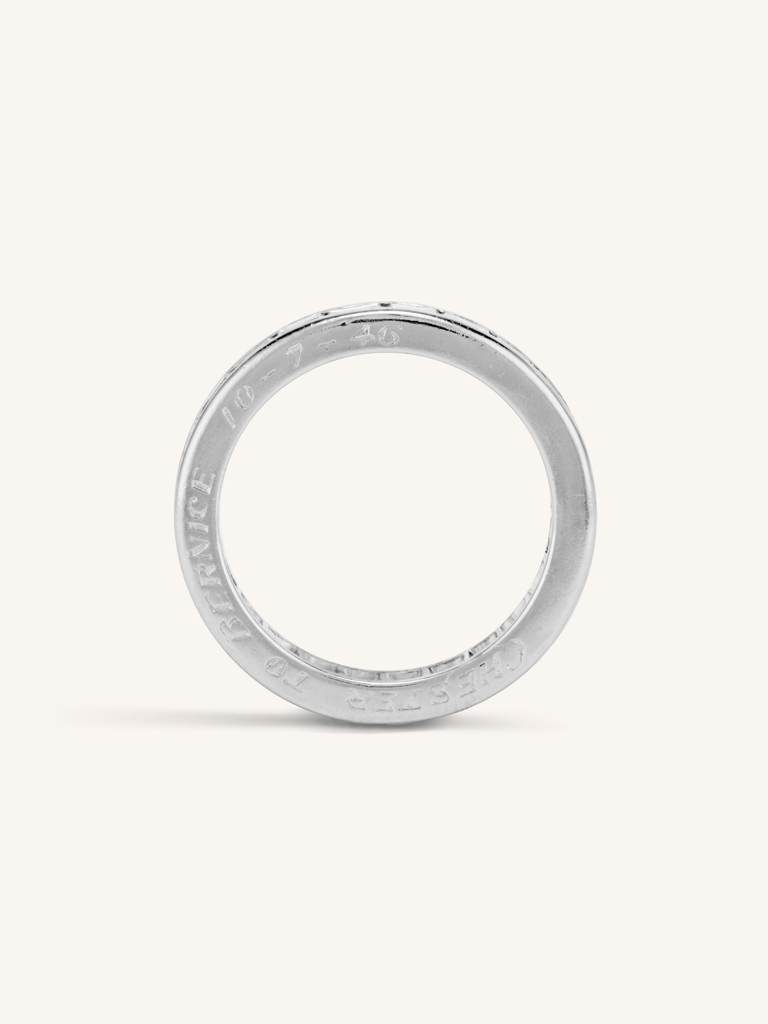 Mid Century 1.10 Carat Baguette Diamond Eternity Ring