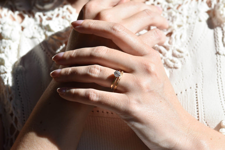 Iconic Tiffany & Co. .96 Carat Old European Cut Diamond Six-Prong Gold Vintage Solitaire Engagement Ring