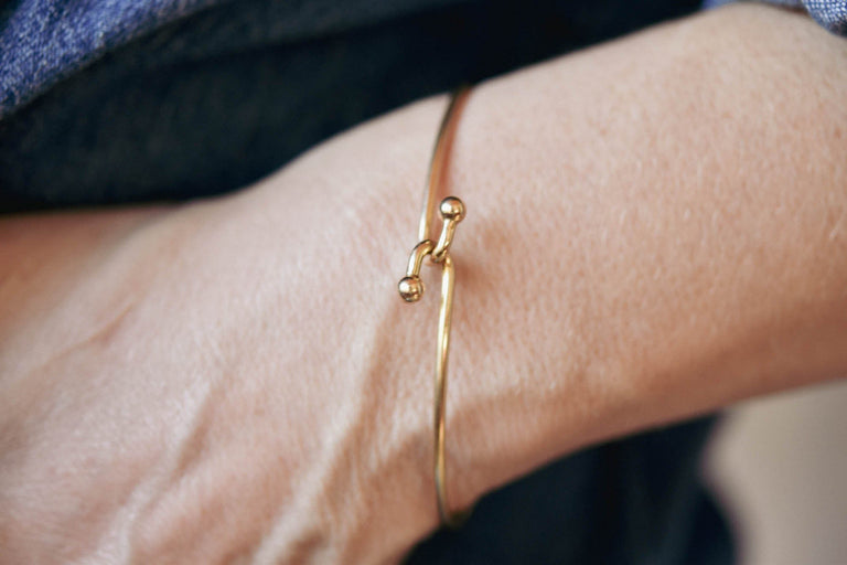 Tiffany & Co. Gold Bypass Vintage Bangle