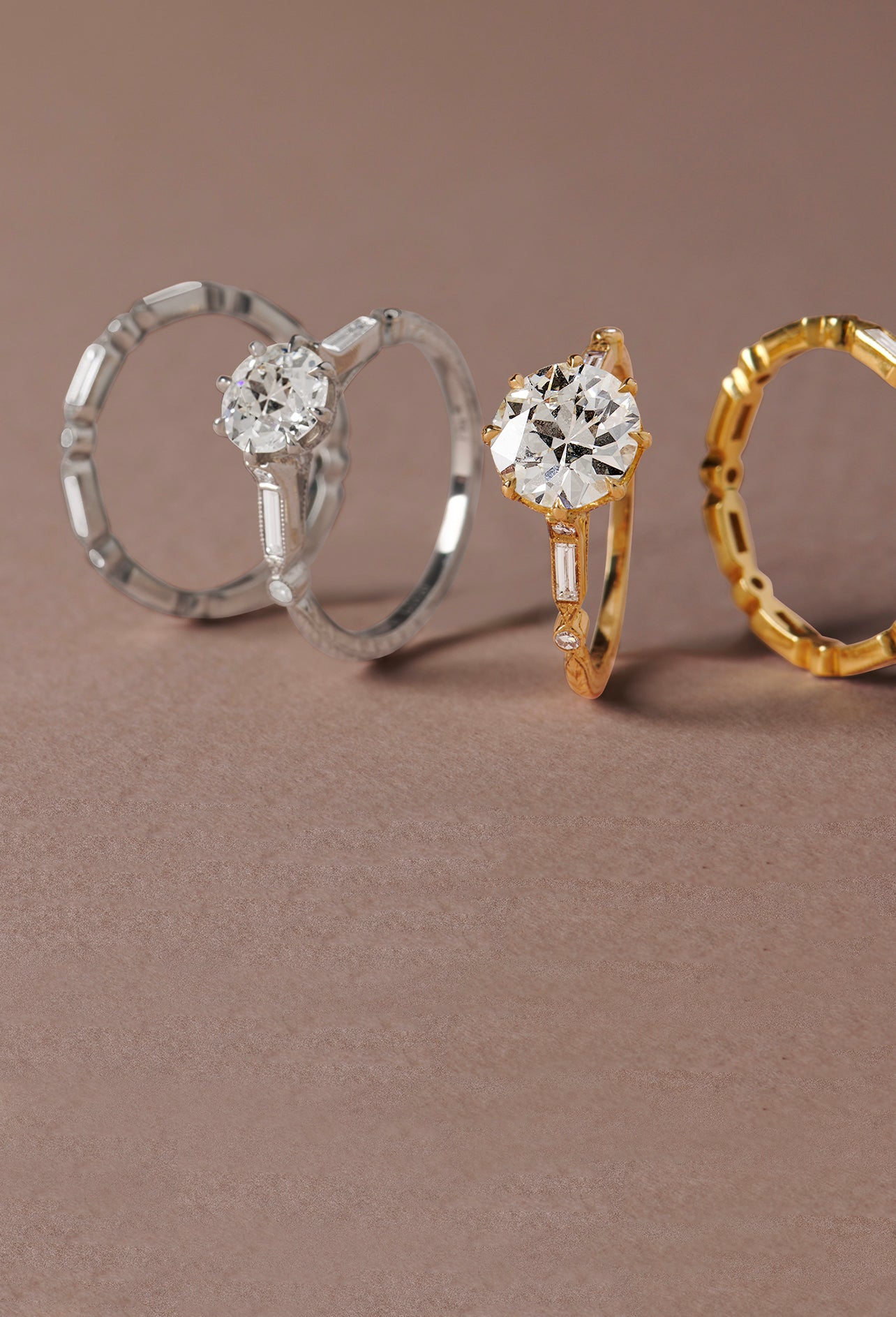 Vintage 14 Karat Gold 1/3 Carat Old European Cut Diamond Ring – Aurum  Jewelers
