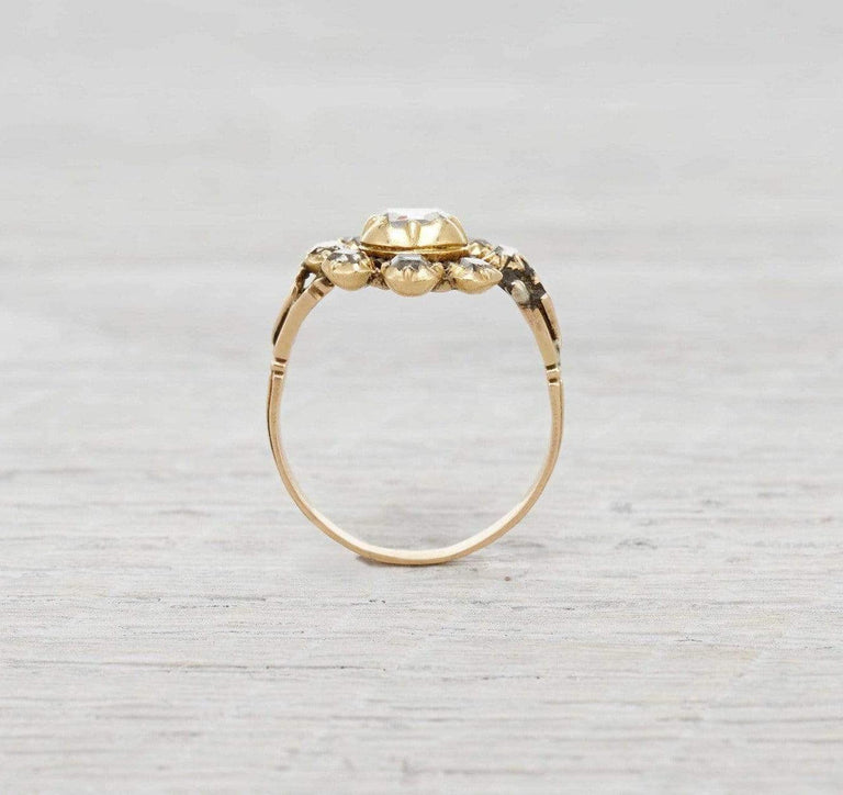 One Carat Antique Georgian Engagement Ring