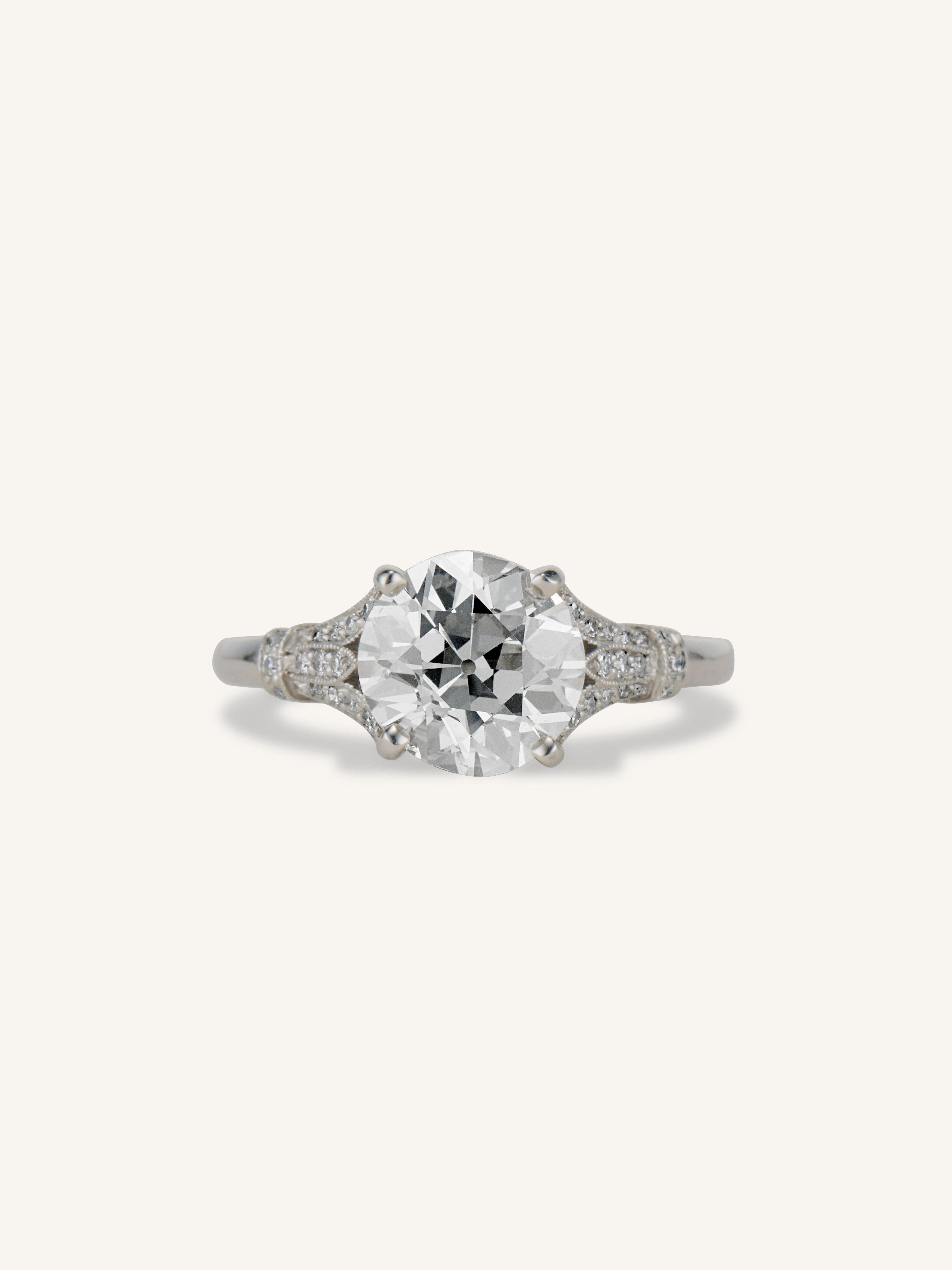 Osiris Art Deco Egyptian Revival Inspired 2.52 Ct Engagement Ring ...