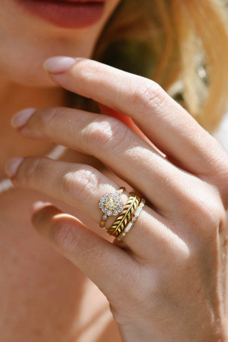 Quill | 18k Yellow Gold | Size 4.5