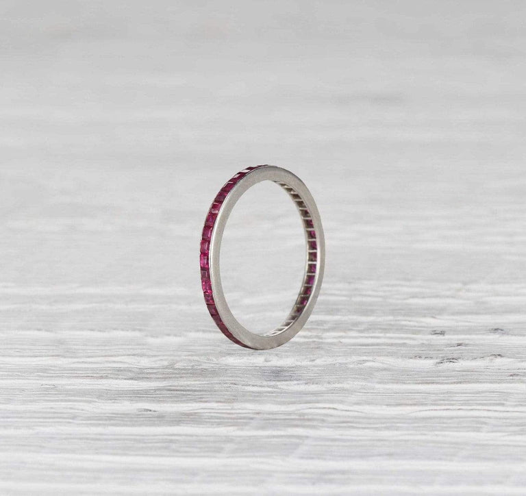 Retro Tiffany & Co. Ruby Band