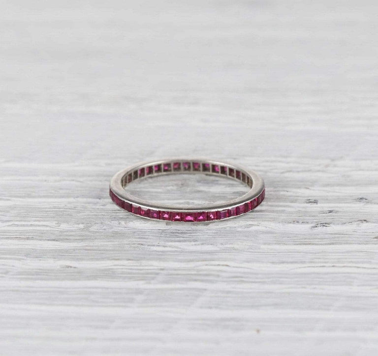 Retro Tiffany & Co. Ruby Band