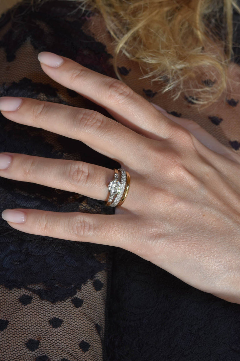 Tiffany & Co. 1.24 Carat Round Cut Vintage Diamond Engagement Ring