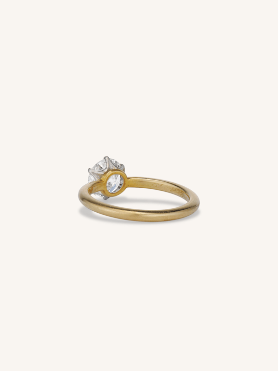 Art Deco Tiffany & Co. 1.24 Carat Transitional Cut Diamond Solitaire Engagement Ring