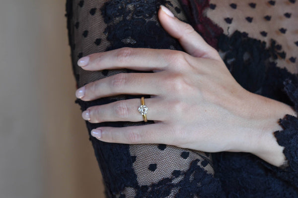 Tiffany Carat Old European Diamond Solitaire Vintage