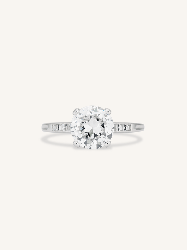 Tiffany 1920s Carat Diamond Platinum Engagement Ring