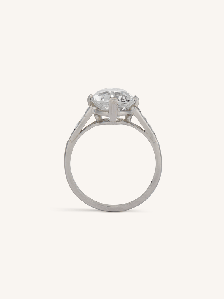 Tiffany & Co. Art Deco 2.75 Carat Old European Cut Diamond Vintage Engagement Ring