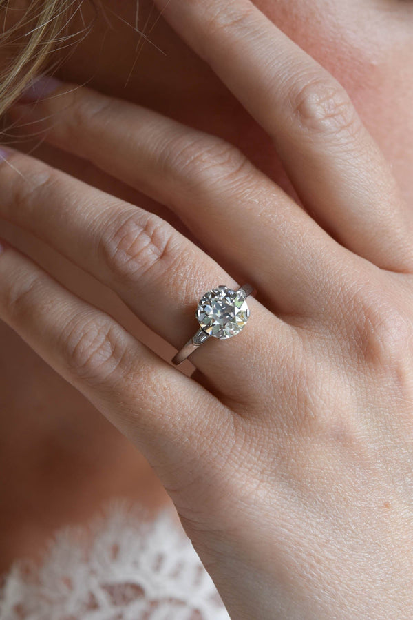 Tiffany Ct Old European Cut Diamond Vintage Engagement