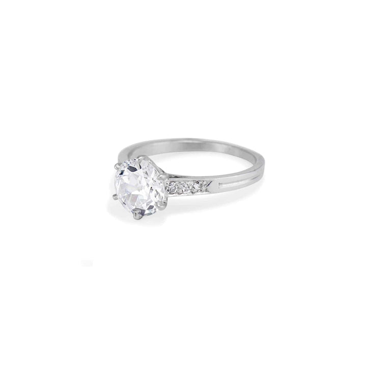 Tiffany & Co. Art Deco 1.59 Carat Old European Cut Diamond Solitaire