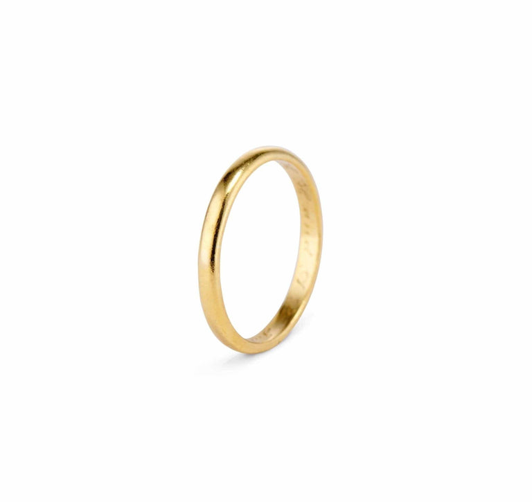 Tiffany & Co. Art Deco 22k Gold Wedding Band