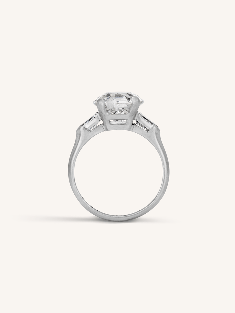 Tiffany & Co. Art Deco 3.27 Carat Old European Cut Diamond Engagement Ring