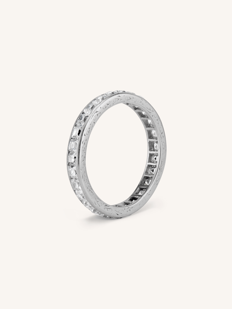 Tiffany & Co. Art Deco French Cut Eternity Wedding Band
