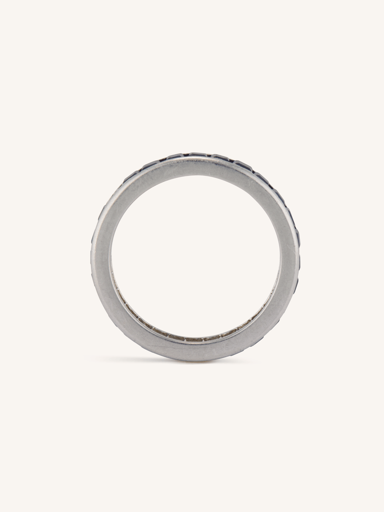 Tiffany & Co. 1.77 Carat Art Deco Sapphire Vintage Eternity Wedding Band - Size 5.5