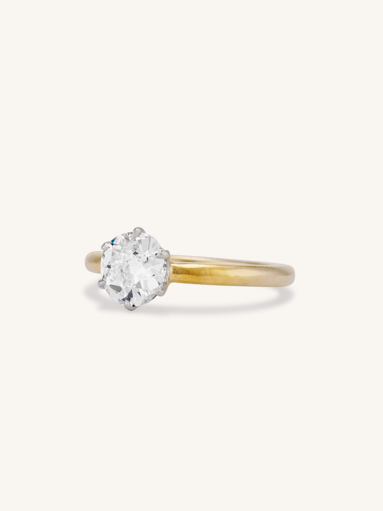 Tiffany & Co. Iconic Vintage 1.35 Carat Old European Cut Solitaire Ring