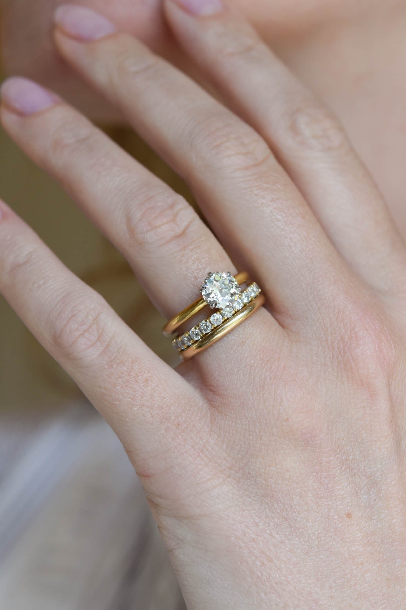 Tiffany & Co. Iconic 1.35 Carat Old European Cut Solitaire Vintage