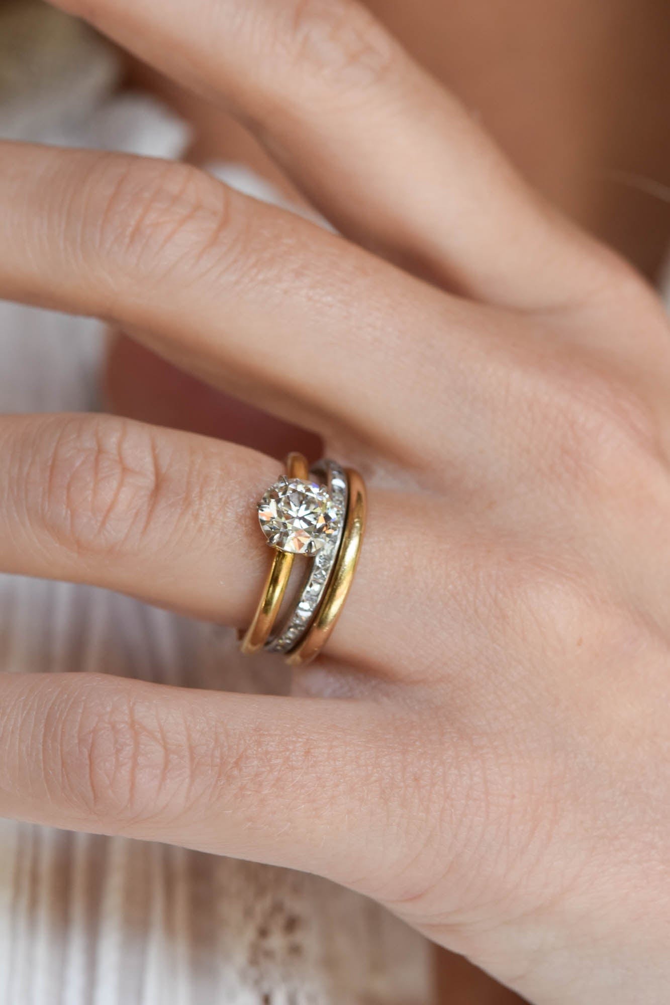 Tiffany & Co. Iconic 1.53 Carat Old European Cut Solitaire Vintage
