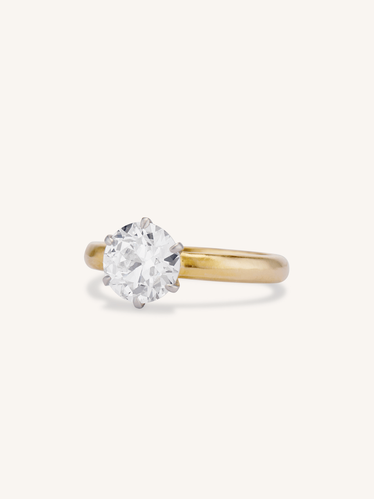 Tiffany & Co. Iconic Vintage 1.63 Carat Old European Cut Solitaire Ring