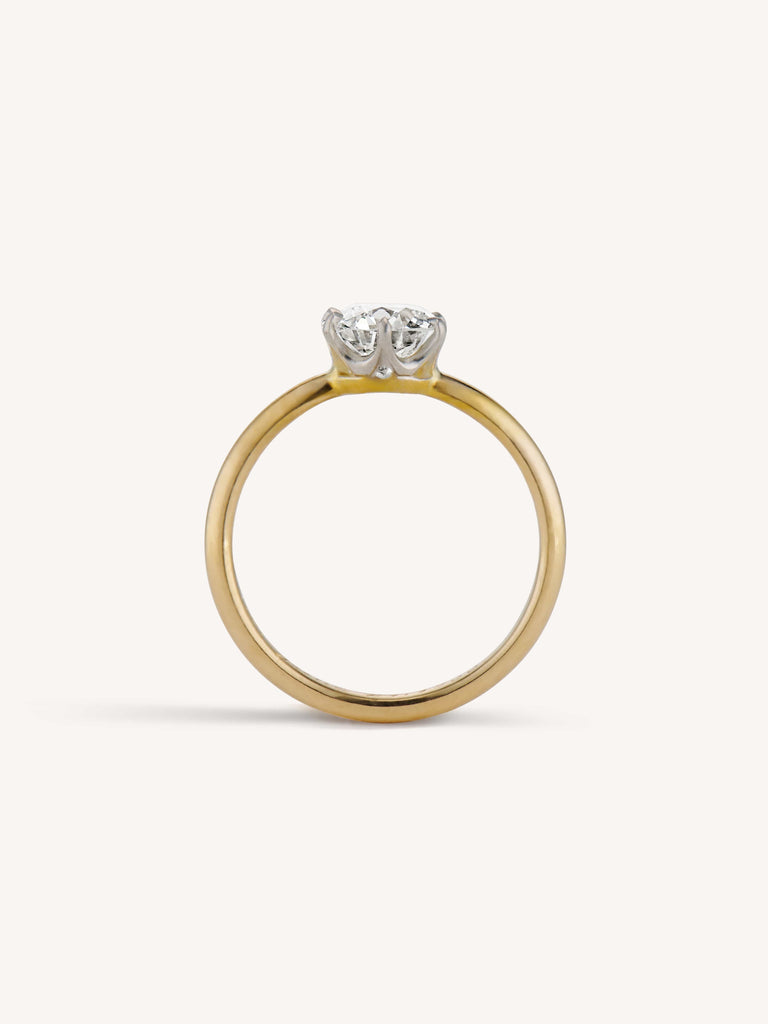 Tiffany & Co. Midcentury Six Prong 1.14 Carat Old European Cut Diamond Vintage Solitaire Engagement Ring