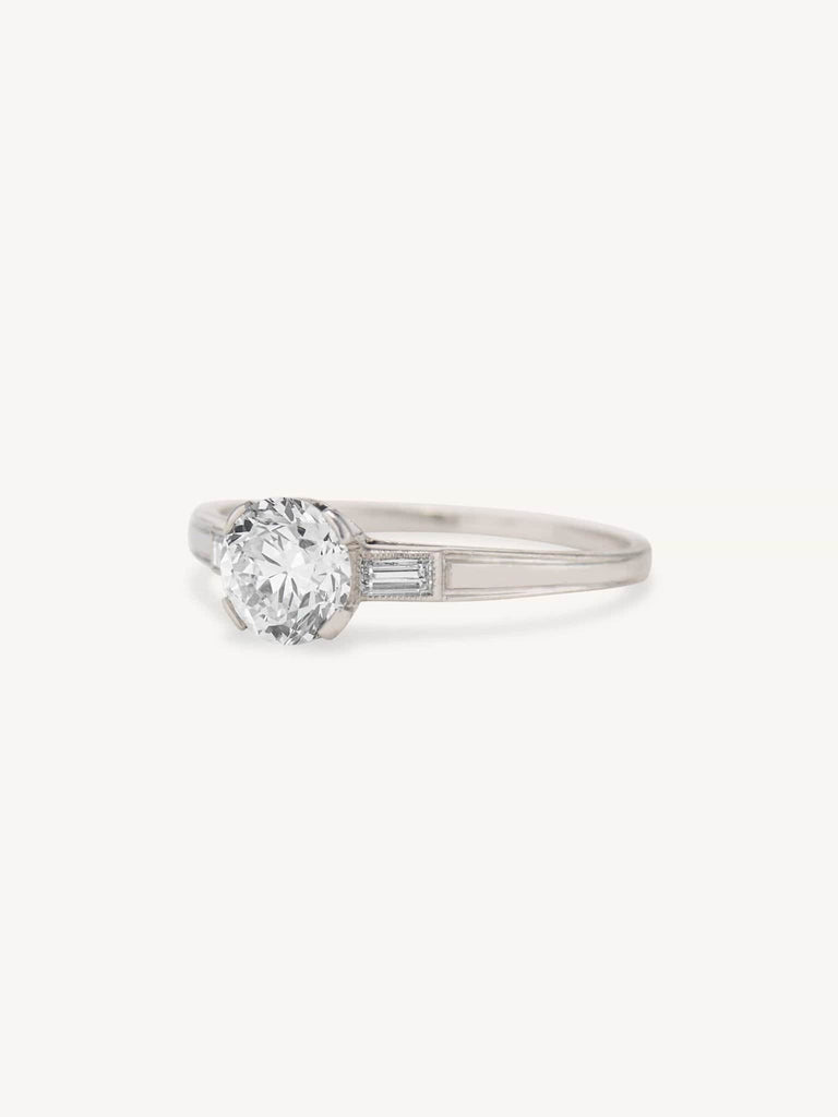 Tiffany & Co. Old European Cut Diamond Vintage Engagement Ring
