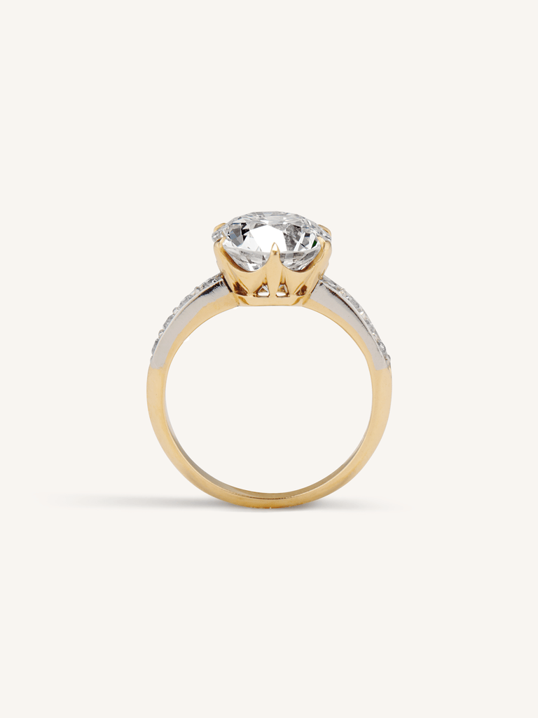 Tiffany & Co. 3.02 Carat Old European Cut Diamond Solitaire Vintage Engagement Ring