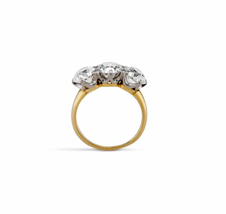 Tiffany & Co. Victorian Circa 4.00 Carat Three-Stone Ring, American