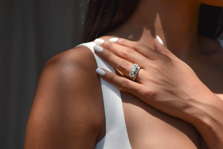 Tiffany & Co. Victorian Circa 4.00 Carat Three-Stone Ring, American