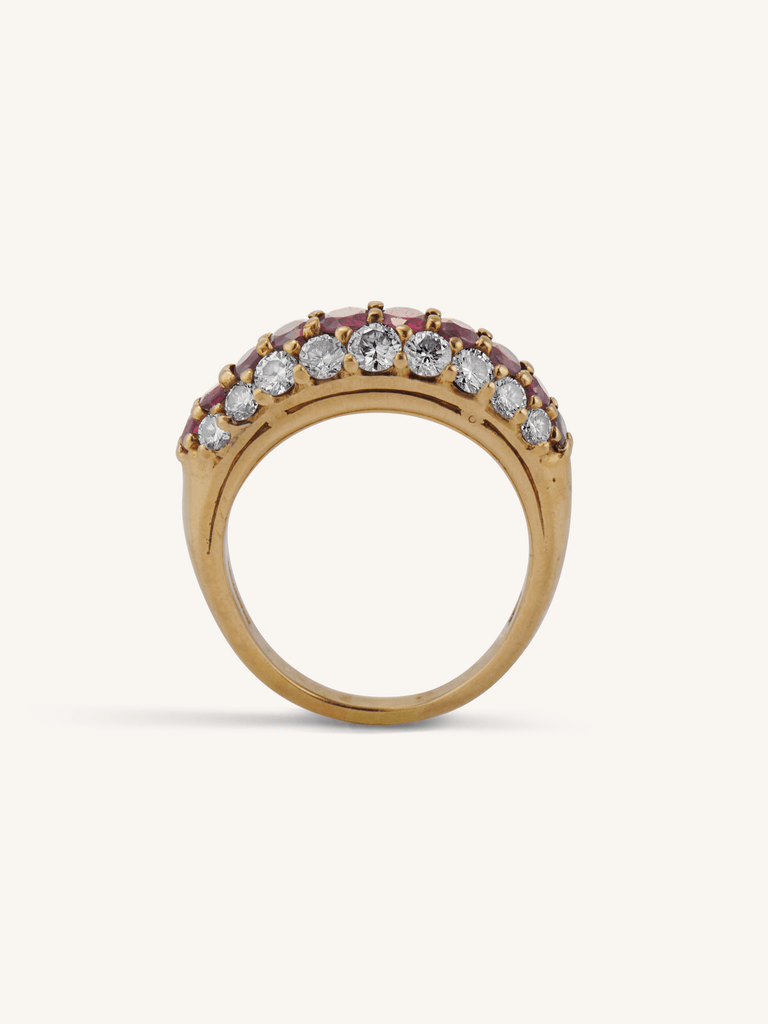 Tiffany Ruby & Diamond Ring