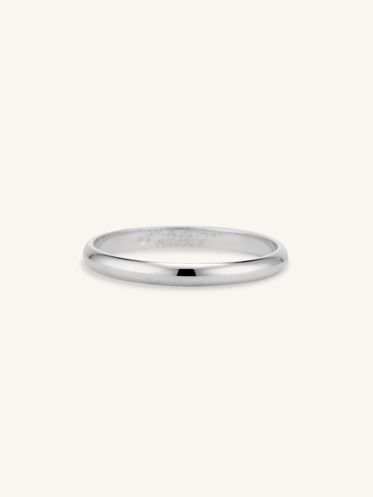 Van Cleef & Arpels Vintage Men's Platinum Wedding Band