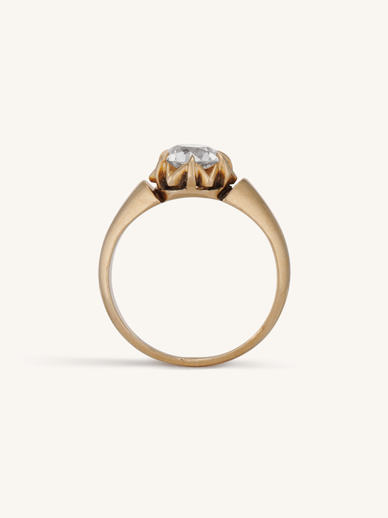 Victorian 1.05 Old European Diamond Engagement Ring