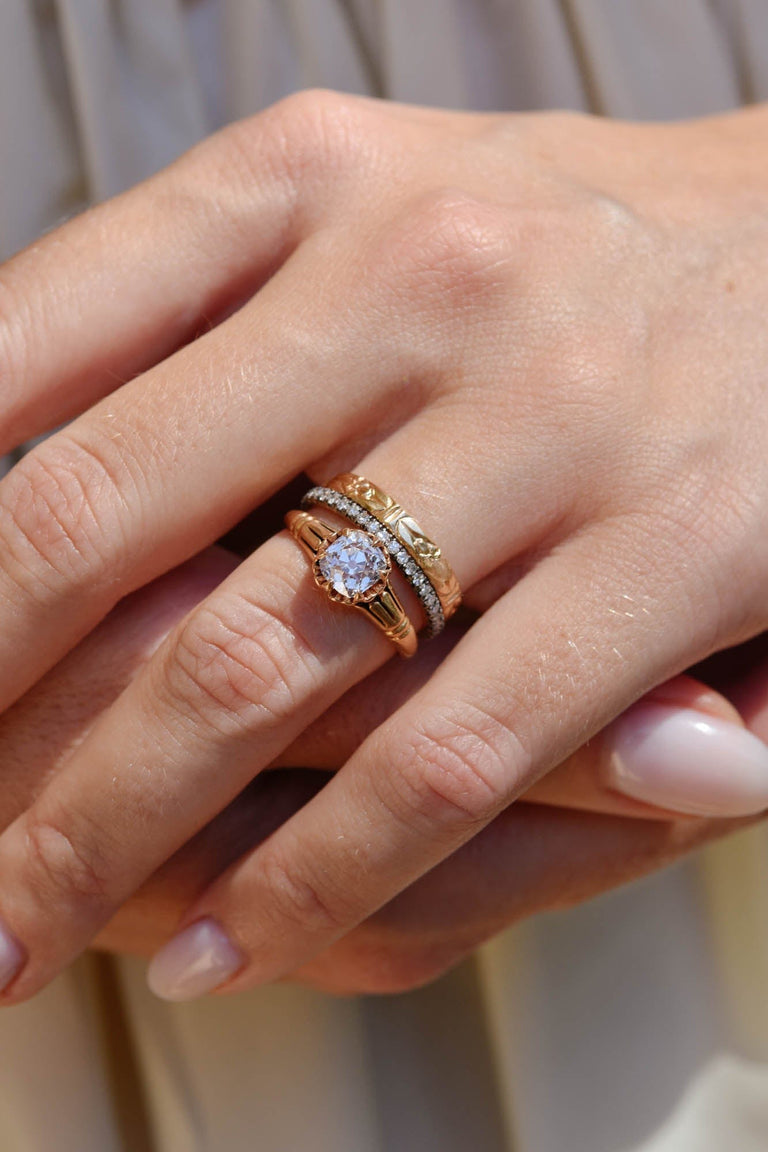 Victorian 1.11 Carat Old Mine Cut Solitaire