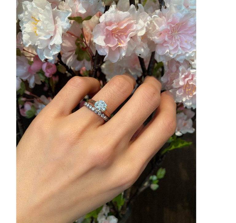 Victorian 1.69 Carat Old European Diamond Yellow Gold Engraved Ring